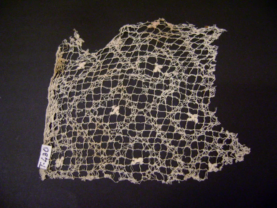 Textil reticulado, fragmento de