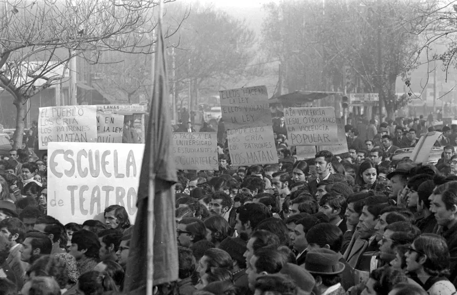 Paro nacional convcado por la Central Única de Trabajadores (CUT)