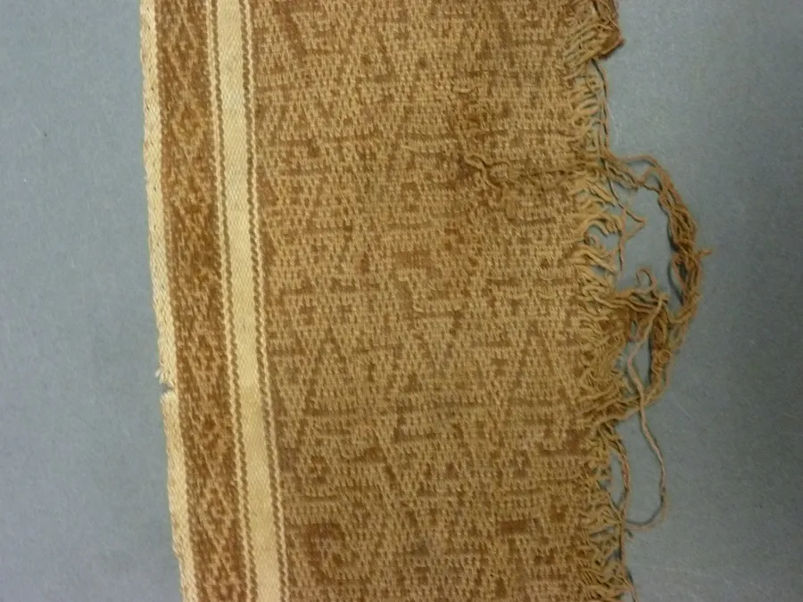Fragmento de textil con motivos zoomorfos:ornitomorfos