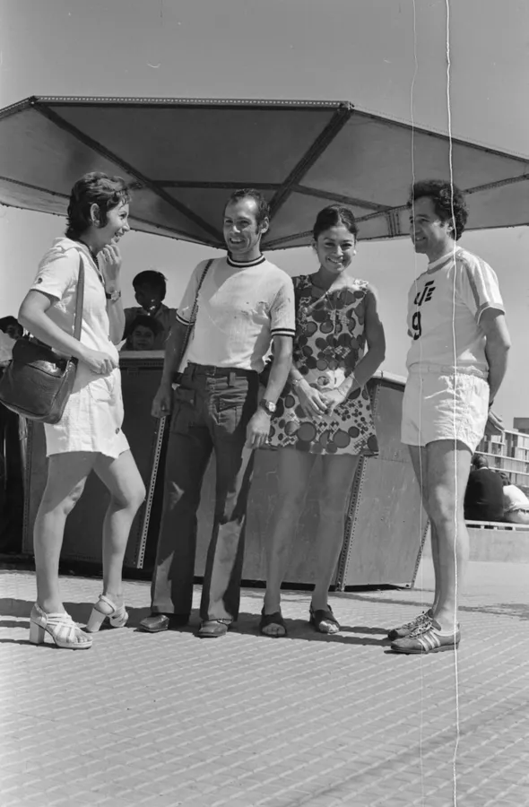 Deportistas y funcionarios de la UTE