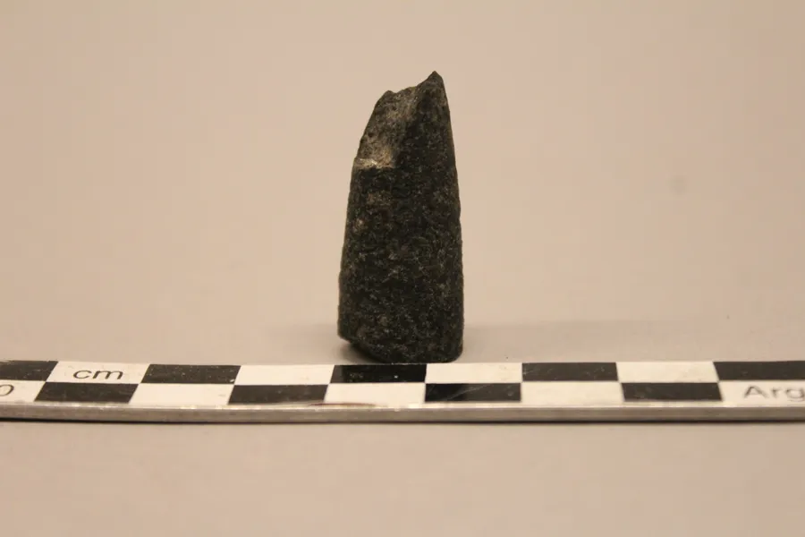 Pesa de pescar, fragmento de
