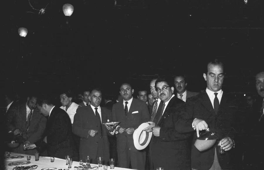 Asistentes a inauguración de la Exposición Industrial Internacional